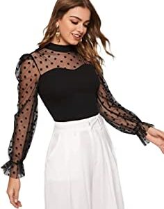 Black party wear top